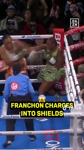 THEY ARE GOING AT IT ALREADY!!! #ShieldsCrewsDezurn2 | Live NOW on DAZN ▪️ #viral #daznboxing #fight #fyp