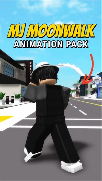 UGC ANIMATION PACK (Moonwalk/Michael Jackson) In Brookhaven #roblox #brookhaven