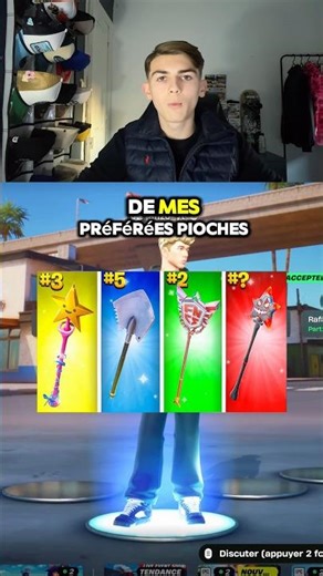 Here's my top 10 pickaxes in Fortnite!! 🤩🔥 #viralvideo #fortnite
