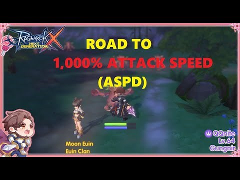 Ragnarok X New Generation - Road to 1,000% Attack Speed (ASPD) #ROX #AssassinCross #F2P#FullASPD