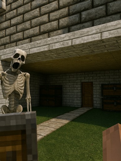 I decided to create a wildly modded realm on Minecraft for everyone I met from Phasmo and.... I think I did well combining happy vibes and scary scares 😅 #minecraft #scary #realm #playwithfriends #funnytiming