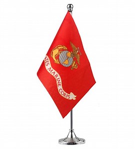 [Hot Item] Office Display International World Country Flags Office Table Desk Flag with stand