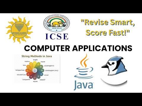 class 10 ICSE Chapter 8 String Handling