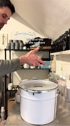 A labour of love: making our hygge massage candles #candlemaking #candleaesthetic #massagecandle