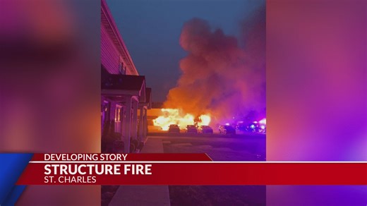 Two women rescued from burning townhome in St. Charles