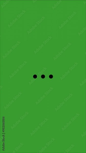 Three dots on a vertical video