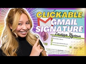 How to Create a CUSTOM Gmail Signature with Clickable Links [FREE TEMPLATE]
