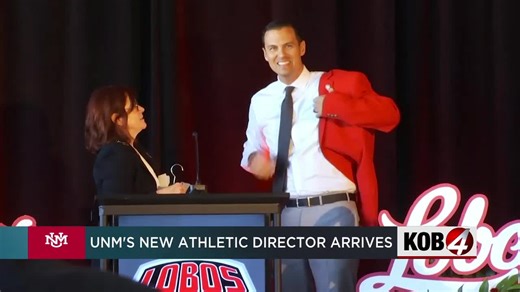 UNM formally introduces new athletic director at The Pit