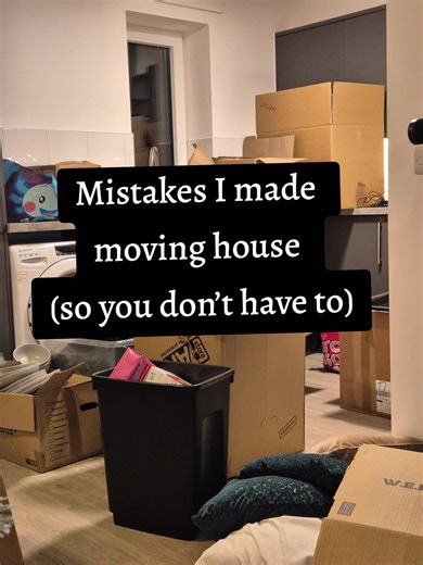 Mistakes I made moving house that I won’t be repeating 👀 Some practical, some emotional, all very real. If you’ve moved recently (or you’re about to), what would you add? #MovingHouse #CouncilHome #HouseToHome #NewHome #Trending