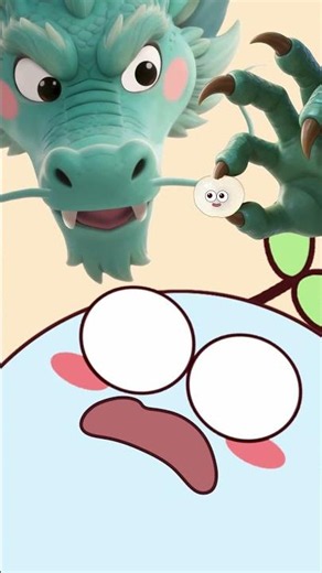 Can eating longan turn you into a dragon? #animation #cartoon #fruit #snacks #funny
