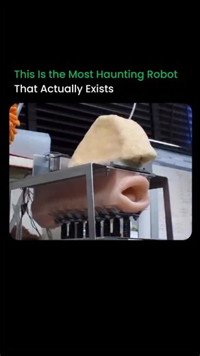 Artificial intelligence | Technology on Instagram: "This is easily one of the most haunting robots that actually exists. It does not just play recorded audio or fake a voice. It physically recreates how humans speak. Lungs pushing air. A soft silicone tongue shaping words. Multiple artificial vocal cords working together in real time. Even the nasal cavity is built in to copy how sound moves through the human head. That’s why it feels unsettling. You are not hearing a sound file. You are watchin