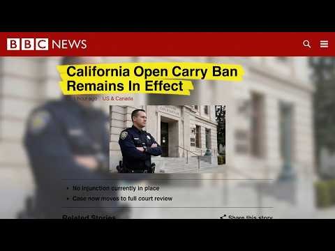 California's Open Carry Ban Remains in Effect After April 2026 Court Order