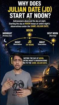 🪐AstroShots Ep.15 Part 2⏱️#JulianDate Explained 🔭Why #Astronomers Start at 4713 BC! #astronomyfacts