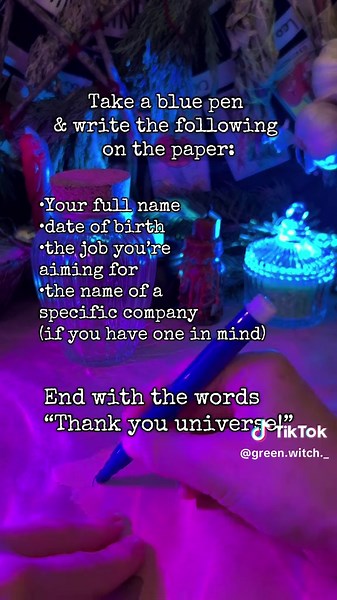 Job Spell Ritual: Manifest Your Dream Job