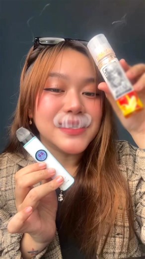 cute girl french inhale vape trick #shorts #ytshorts