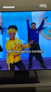 Jessie Adamo Pearce shared a hilarious video of her emergency contact, her husband John, aka Purple Wiggle. 😂💜 https://abcnews.link/v3dgpv9 | Good Morning America
