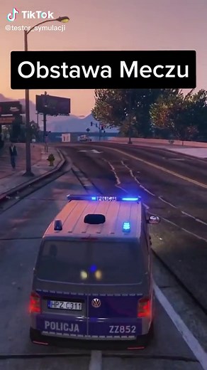 Obstawa Meczu przez Polską Policję w GTA 5