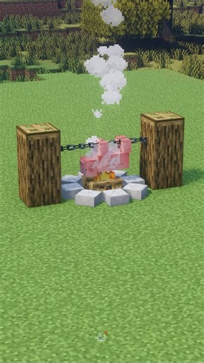 Beton77 | Minecraft Realistic Campfire! #minecraft #minecraftbuilds #minecraftonly #minecraftbuild #minecrafttutorial #minecraftbuilding | Instagram