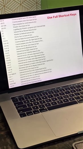 sai computers, B.G. Road Guna on Instagram: "Do you use a computer daily but don’t use shortcut keys? Then you’re wasting a lot of time ⏱️ 📌 In this video, learn Daily Use Computer Shortcut Keys that will make your work faster and easier 🚀 👉 If you also want the complete shortcut keys list, comment “MASTER” now #saicomputer #computercourse #shortcut"