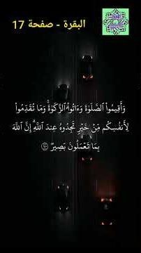 #The_Recited_Quran Page 17 - Surah Al-Baqarah