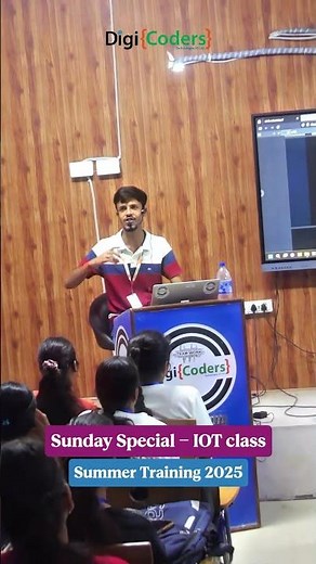🤖 IoT & Embedded Systems | Sunday Special Class | DigiCoders Summer Training 2025 | Join Now! 🔌📡