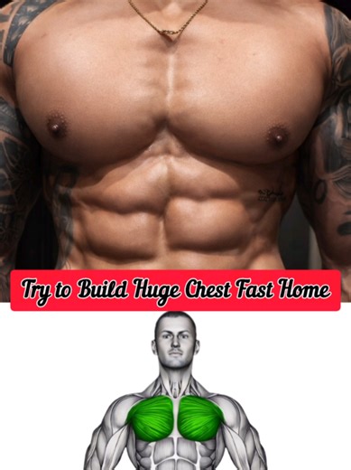 Home Chest Workout | Build Massive Chest & Upper Body Strength 💪 📖 Description: Want a chest that commands attention even under a T-shirt? This home chest workout is designed to build massive strength, definition, and size — no gym or machines needed! In this video, we cover: Dumbbell Incline Alternate Press – for upper chest lift and power. Dumbbell Around Pullover – to widen and stretch your chest. Dumbbell Decline Twist Fly – for lower chest cut and detail. Kettlebell Alternating Press on F