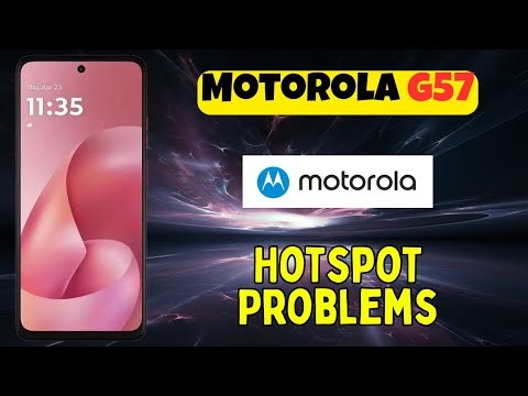 How to Fix Motorola G57 Hotspot Problems | Hotspot Not Connecting Solution