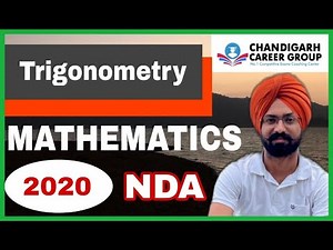 Trigonometry 2020 NDA mathematics previous year questions by Sandeep Brar