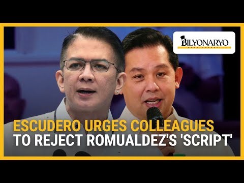 Escudero urges colleagues to reject Romualdez's 'script' | The Daily Dish