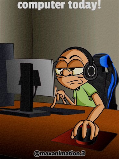 kids on a computer today! 😅🤣 #2danimation #funnyanimation #usatok #2d #funnyvideos