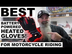 BEST Battery Powered HEATED GLOVES for Motorcycle Riding | SabotHeat