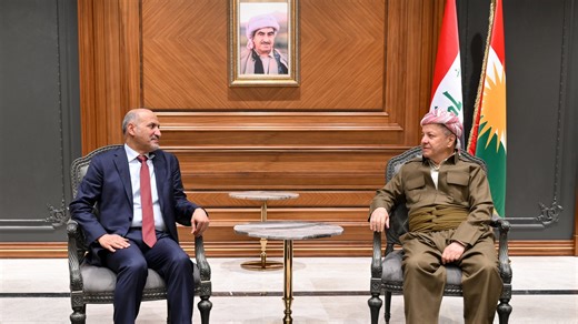 President Barzani Receives Head of Syria’s Al-Ghad Movement in Erbil