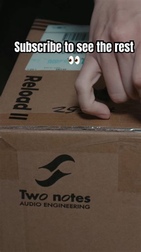 Special box from Two Notes. #twonotesaudio #reloadii #twonotes #guitarsolo #guitartone