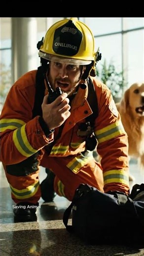 Dog Saves People from Exploding Building 🐕💥🏢#doghero #animalheroes #viralshortsvideo