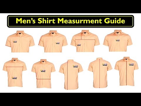 Men's Shirt Measurements & Size Chart Guide