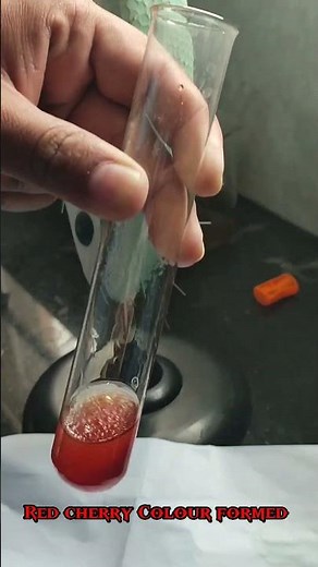 Seliwanoff's Test #biochemistry #chemical #chemistry #chemotherapy #lab #youtube