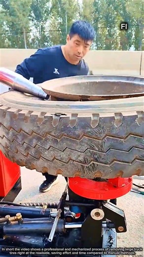 Mobile Large Truck Tire Change