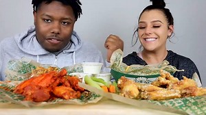 Wing Stop Mukbang | Mukbang Family