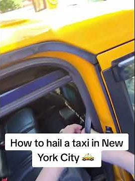 How to hail a cab in NYC