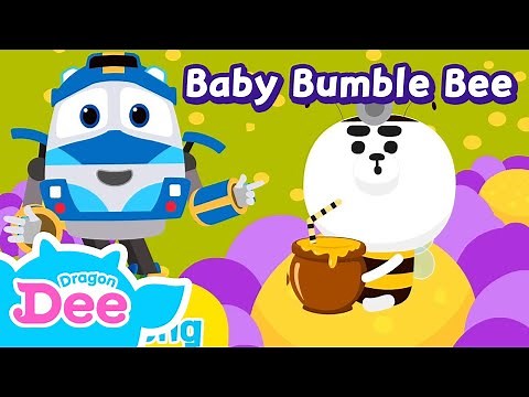 Baby Bumblebee | Nursery rhymes from mother goose | Kids song with Dragon Dee & Robottrains