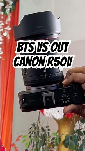 How to use Log profile in Canon EOS R50V|Live BTS shoot #canon #bts #howtomake