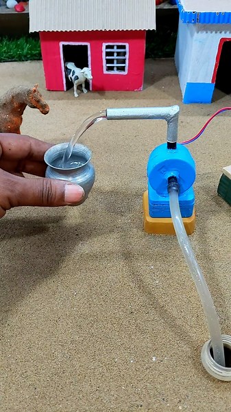 mini tractor project video mini water pump ideas # 825