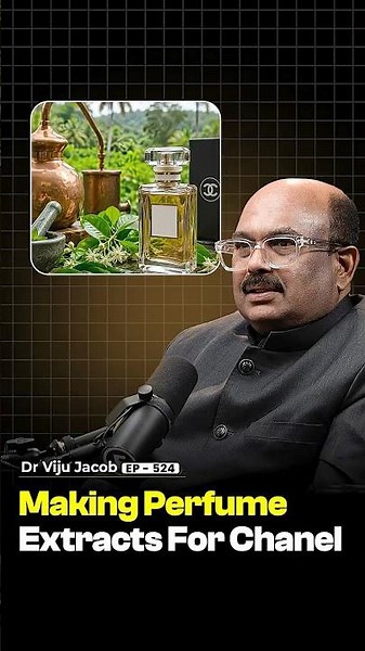 Making Perfume Extracts for Chanel | Dr Viju Jacob - Raj Shamani #shorts