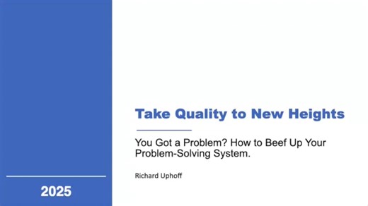 You Got a Problem? - How to Beef Up Your Problem Solving System