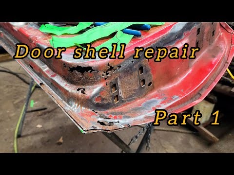 How to fix a rusted door shell