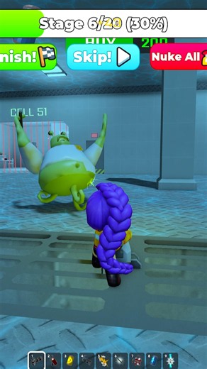 rumi vs underwater barry alien prison #roblox #shorts
