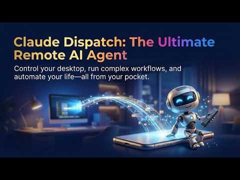Control your computer with Claude Dispatch | Becoming a one-man company leader with Claud Dispatch