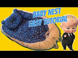 How to make your own DIY Baby Nest with removable mattress