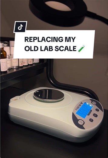 Replacing my old lab scale/balance with a brand new one - this was DEFINITELY needed 😭 Follow me for more perfumery/perfume making content! #perfumery #perfumetok #perfumemaking