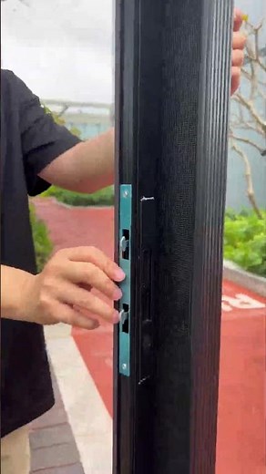 Foldable Anti-Theft Screen Door: Easy to install, with smooth and effortless sliding operation.